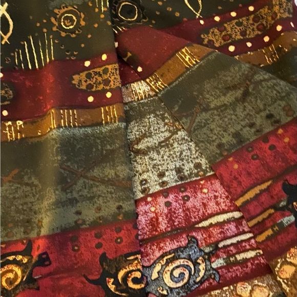 John Roberts Beautiful Dress with Southwest Style material - Picture 7 of 9